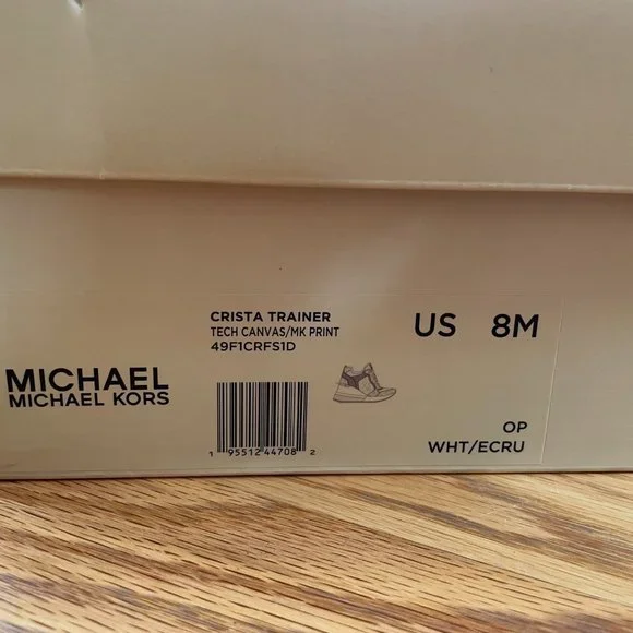 Crista Mixed-Media Trainer from Michael Kors - Picture 8 of 9